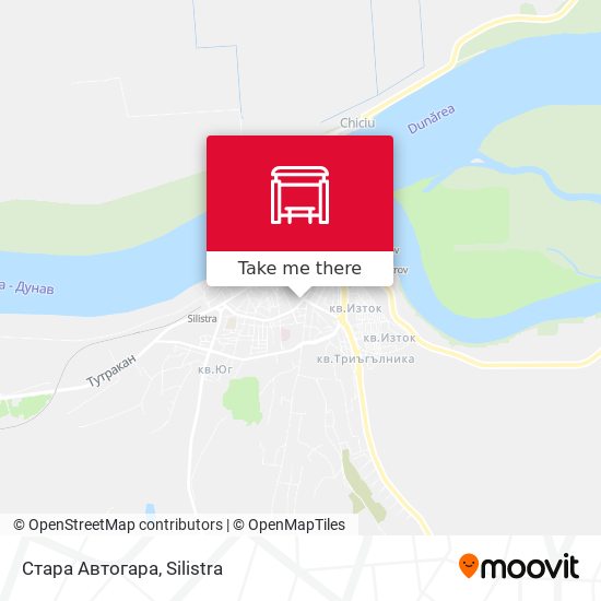 Стара Автогара map