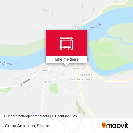 Карта Стара Автогара