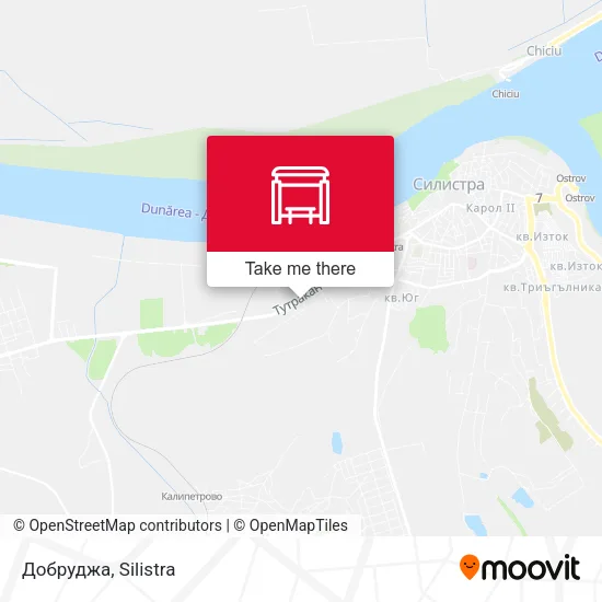 Карта Добруджа