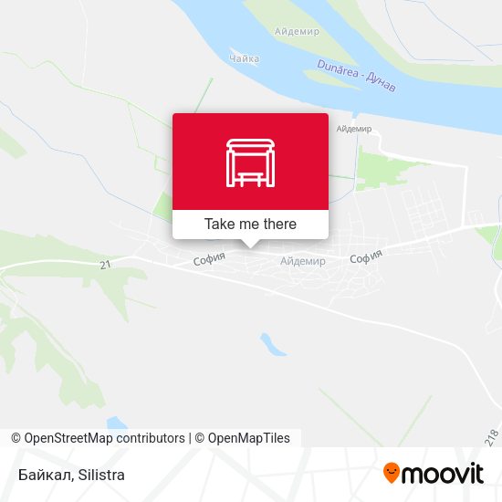 Карта Байкал