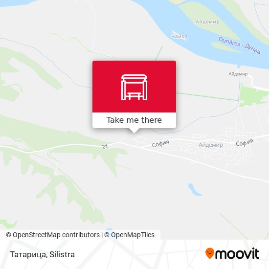 Татарица map