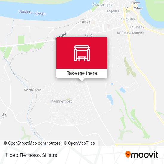 Карта Ново Петрово