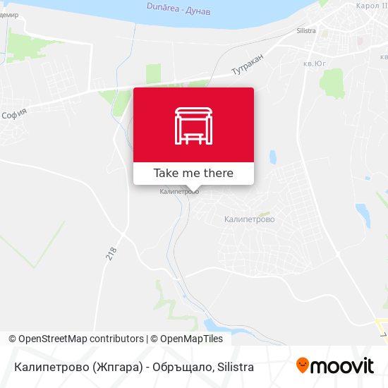 Калипетрово (Жпгара) - Обръщало map