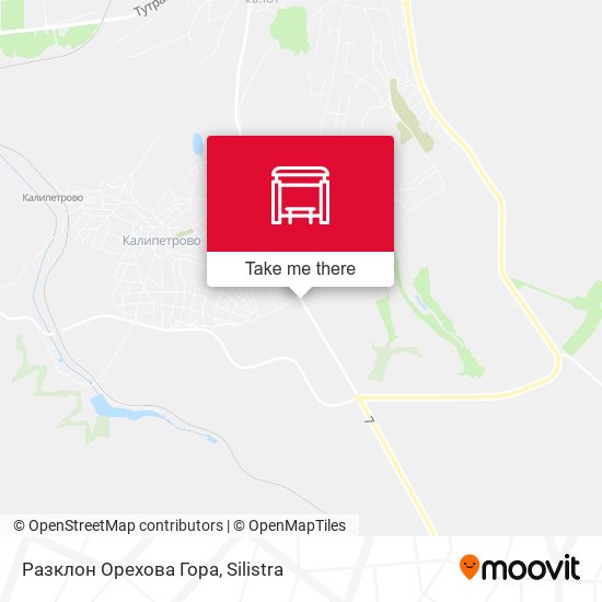 Карта Разклон Орехова Гора
