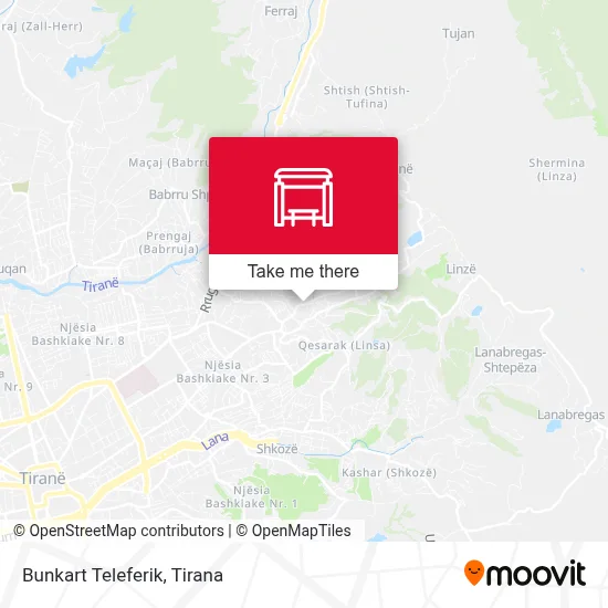 Bunkart Teleferik map