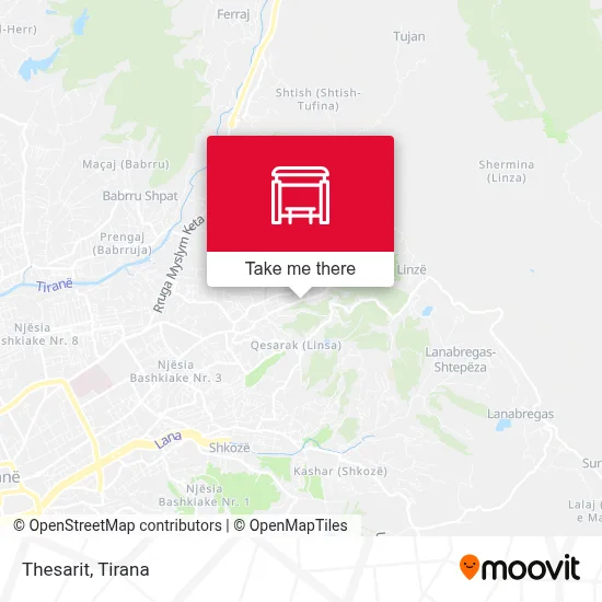 Thesarit map