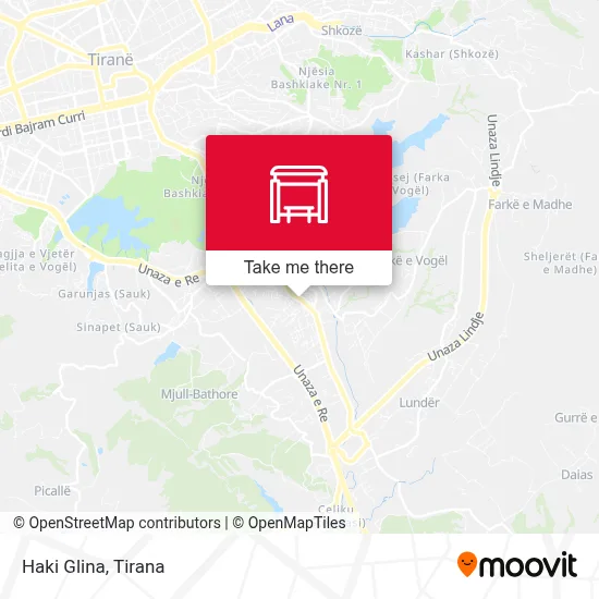 Haki Glina χάρτης