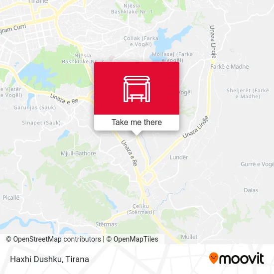 Haxhi Dushku χάρτης