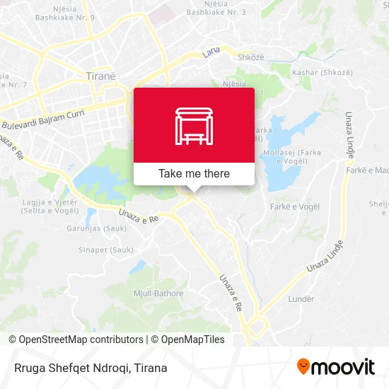 Rruga Shefqet Ndroqi map