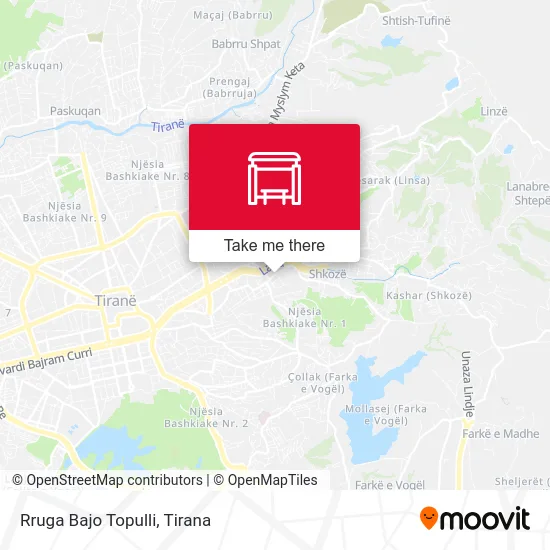 Rruga Bajo Topulli map