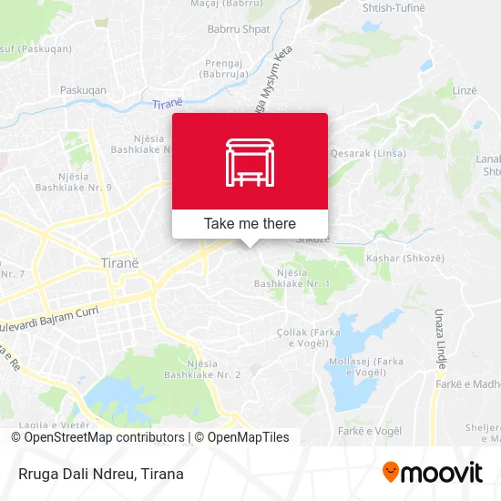 Rruga Dali Ndreu map