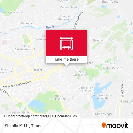 Shkolla K. I L. χάρτης