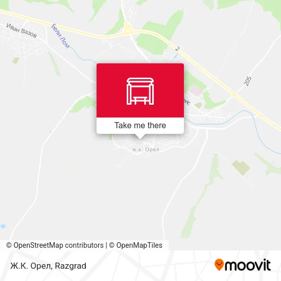 Карта Ж.К. Орел