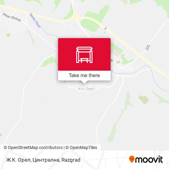 Ж.К. Орел, Централна map