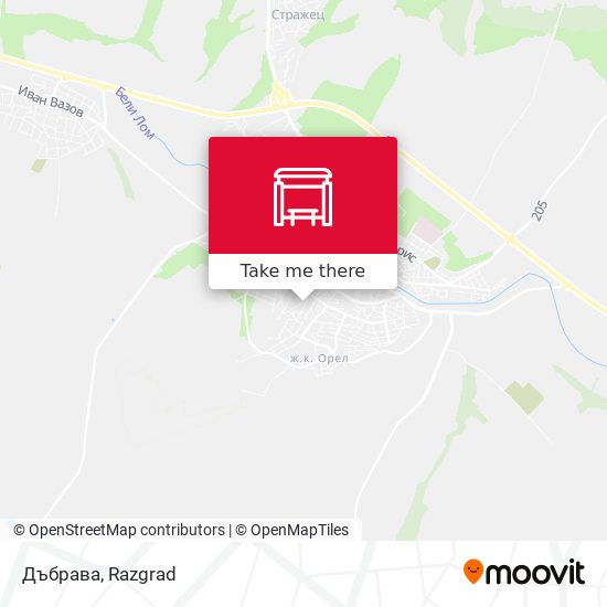 Дъбрава map