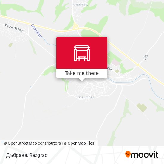 Дъбрава map