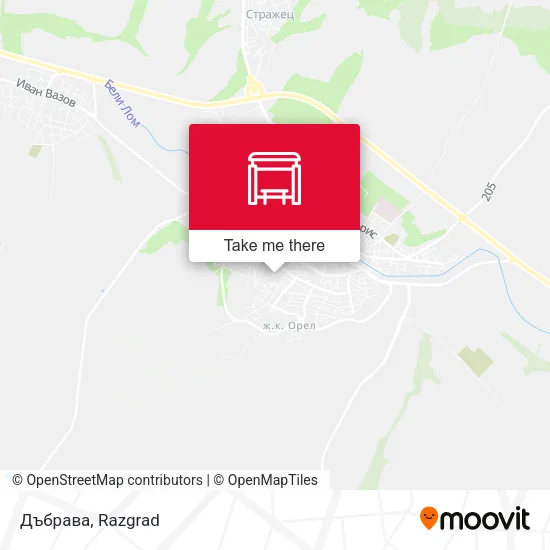 Карта Дъбрава