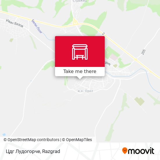 Цдг Лудогорче map