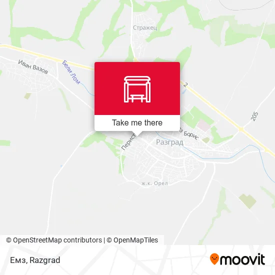 Карта Емз
