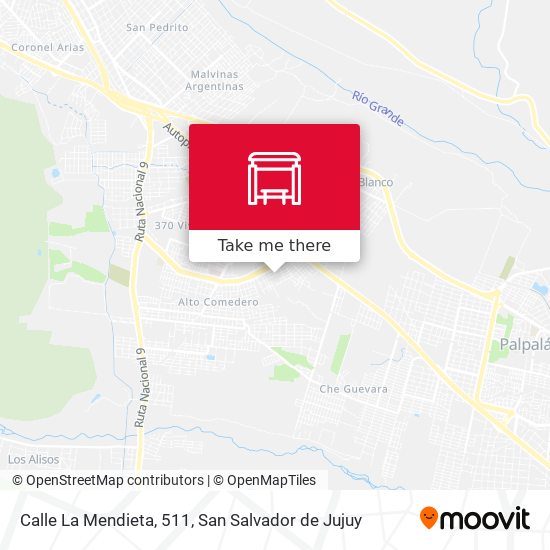 Calle La Mendieta, 511 map