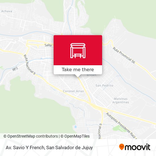 Av. Savio Y French map