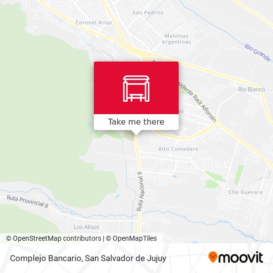 Complejo Bancario map