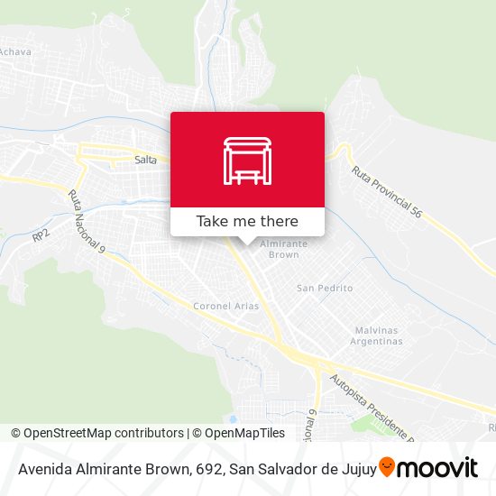 Mapa de Avenida Almirante Brown, 692