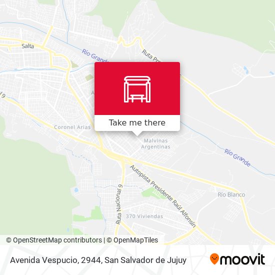 Mapa de Avenida Vespucio, 2944