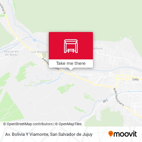 Mapa de Av. Bolivia Y Viamonte