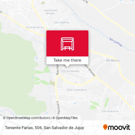 Teniente Farias, 506 map