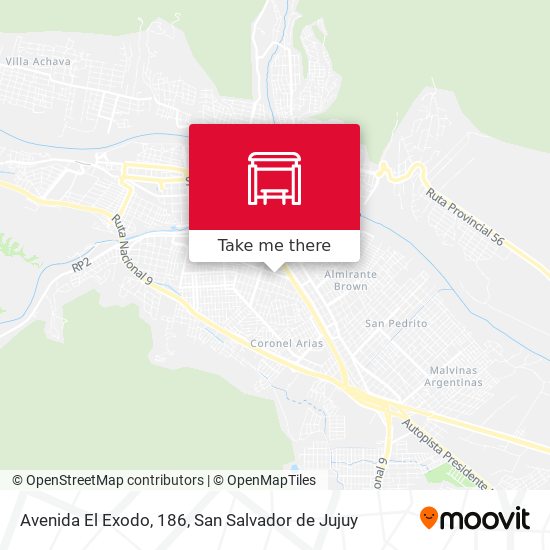 Avenida El Exodo, 186 map