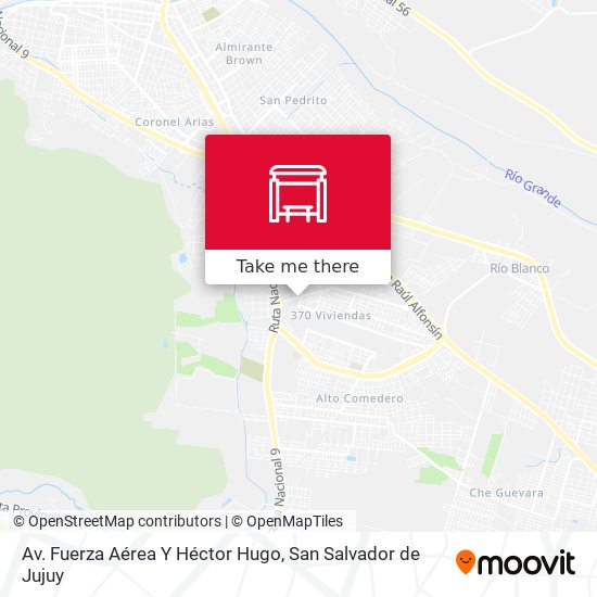 Mapa de Av. Fuerza Aérea Y Héctor Hugo