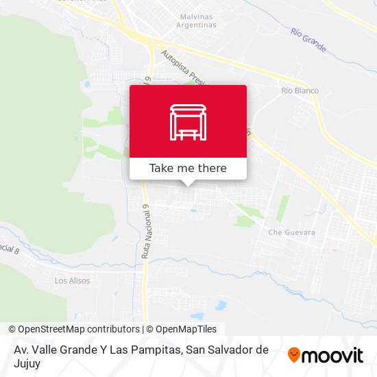 Av. Valle Grande Y Las Pampitas map