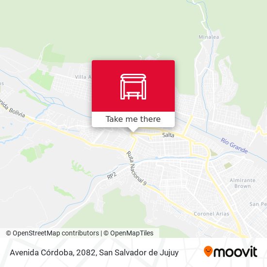 Mapa de Avenida Córdoba, 2082