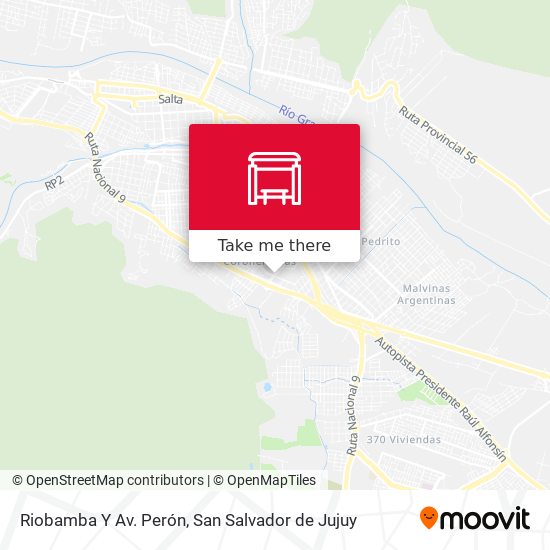 Riobamba Y Av. Perón map