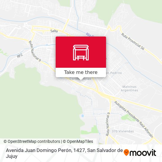 Avenida Juan Domingo Perón, 1427 map