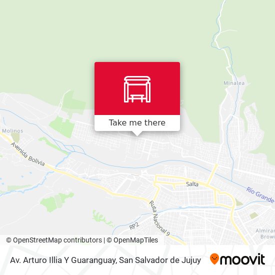Av. Arturo Illia Y Guaranguay map