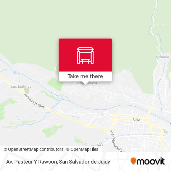 Av. Pasteur Y Rawson map
