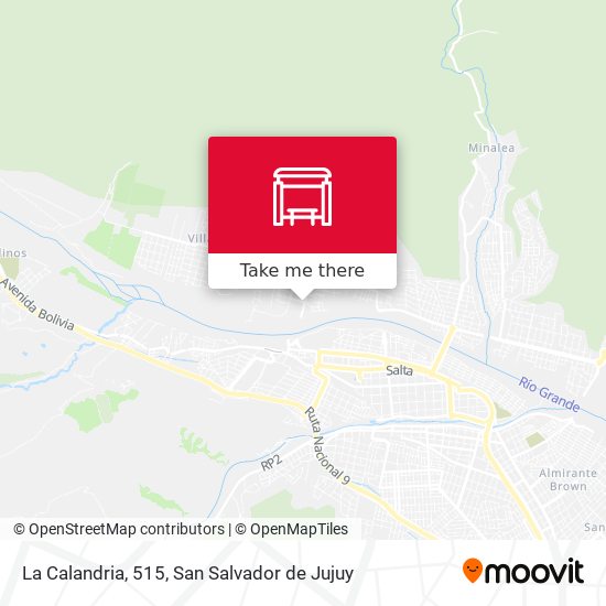 Mapa de La Calandria, 515