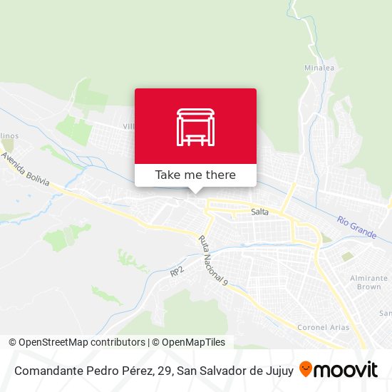 Comandante Pedro Pérez, 29 map