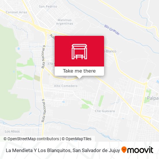 La Mendieta Y Los Blanquitos map