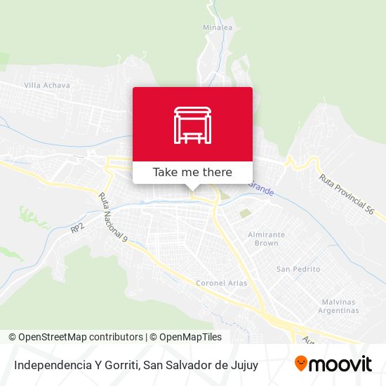 Mapa de Independencia Y Gorriti