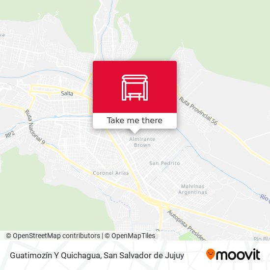 Guatimozín Y Quichagua map