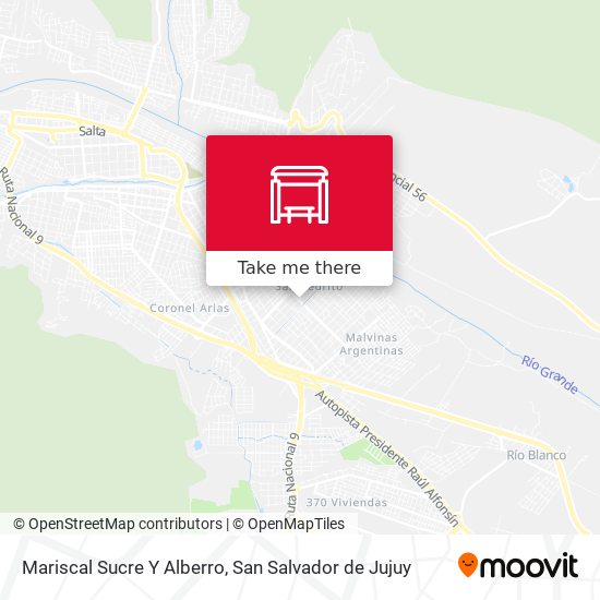 Mapa de Mariscal Sucre Y Alberro