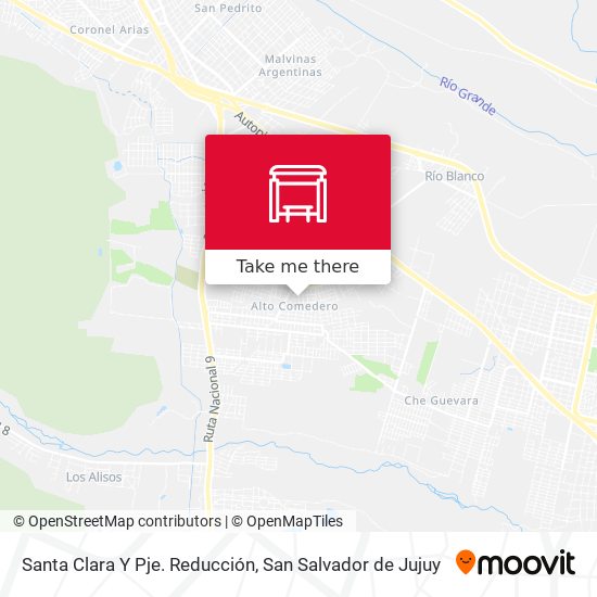 Mapa de Santa Clara Y Pje. Reducción