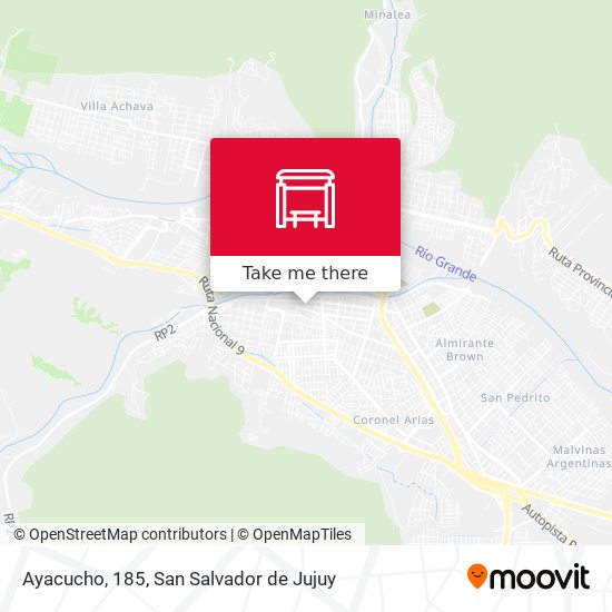 Ayacucho, 185 map