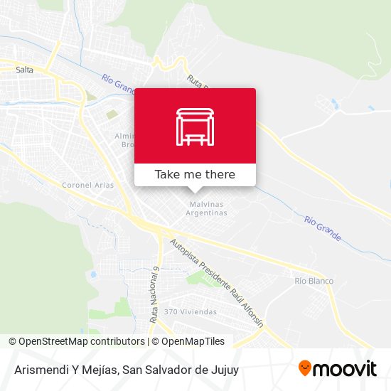 Arismendi Y Mejías map