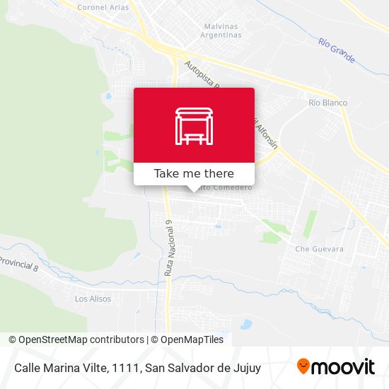 Calle Marina Vilte, 1111 map