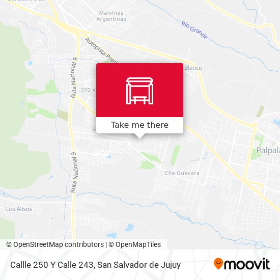 Callle 250 Y Calle 243 map