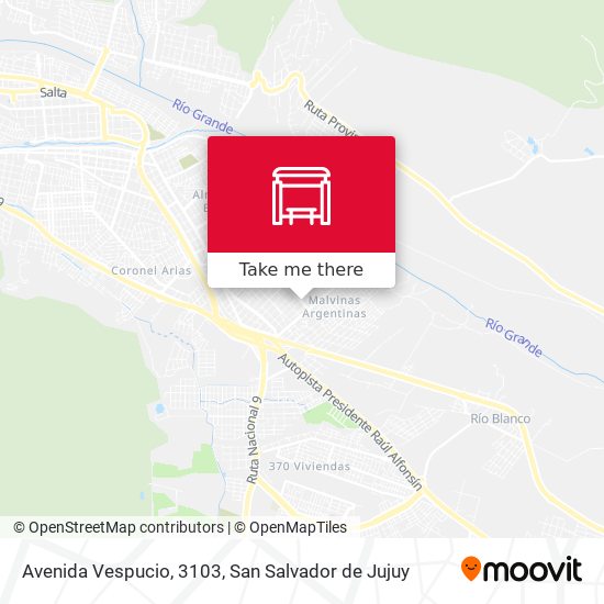 Avenida Vespucio, 3103 map